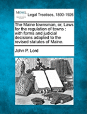 bokomslag The Maine Townsman, Or, Laws for the Regulation of Towns