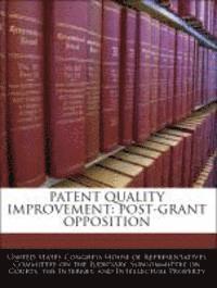 bokomslag Patent Quality Improvement