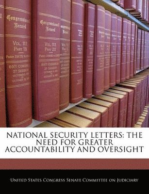 bokomslag National Security Letters