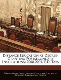 bokomslag Distance Education at Degree-Granting Postsecondary Institutions