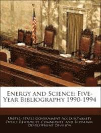 bokomslag Energy and Science