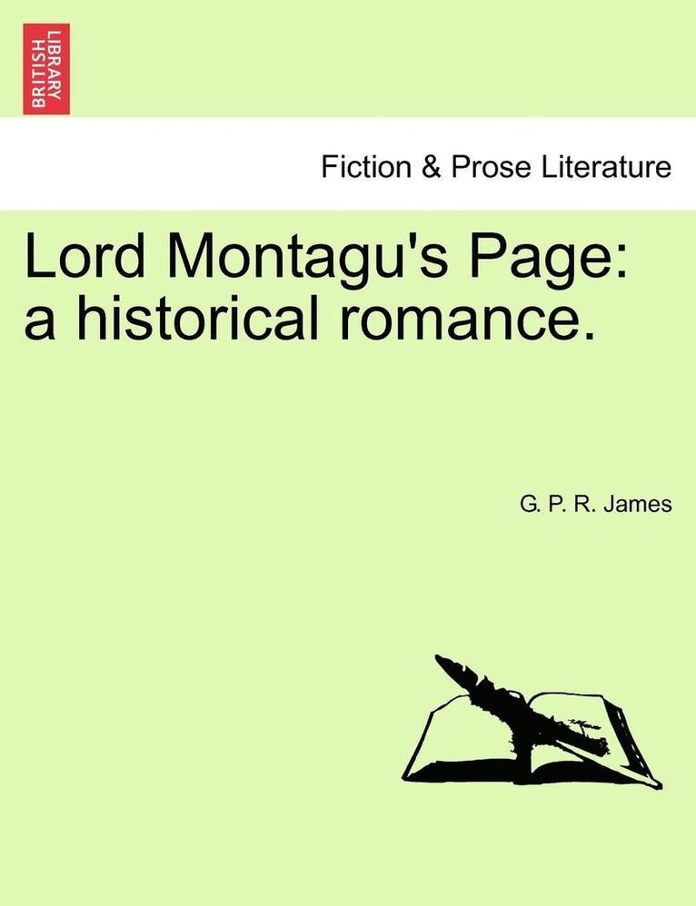 Lord Montagu's Page 1