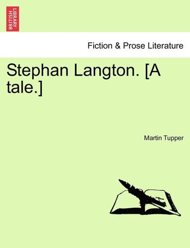bokomslag Stephan Langton. [A Tale.]