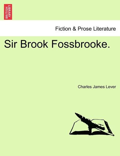 Charles James Lever - Sir Brook Fossbrooke., Häftad