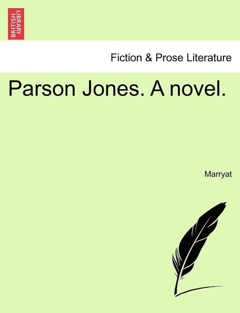 Marryat - Parson Jones. a Novel., Häftad