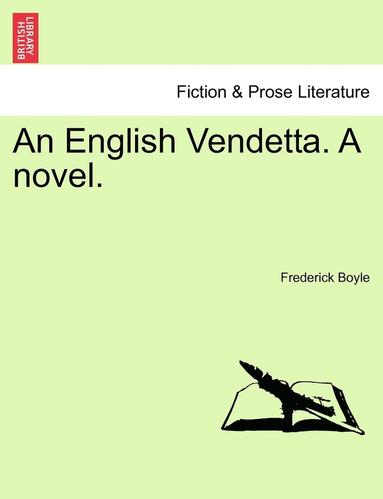 bokomslag An English Vendetta. a Novel.