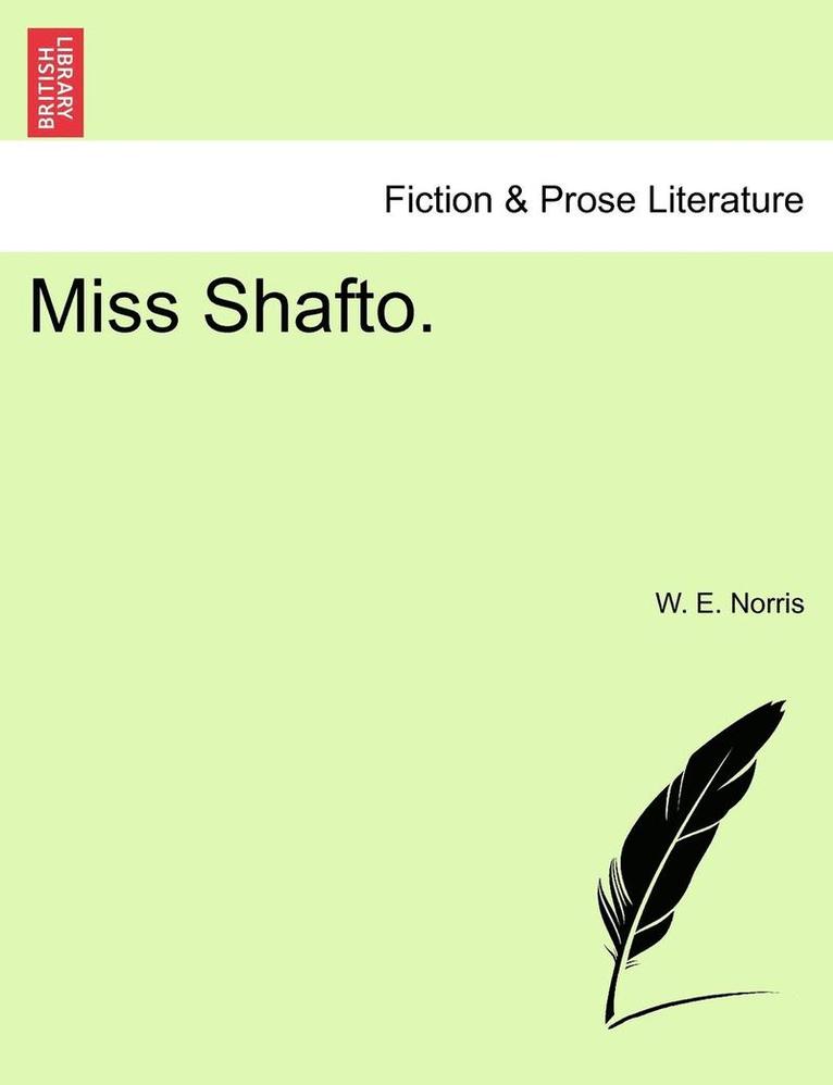 Miss Shafto. 1