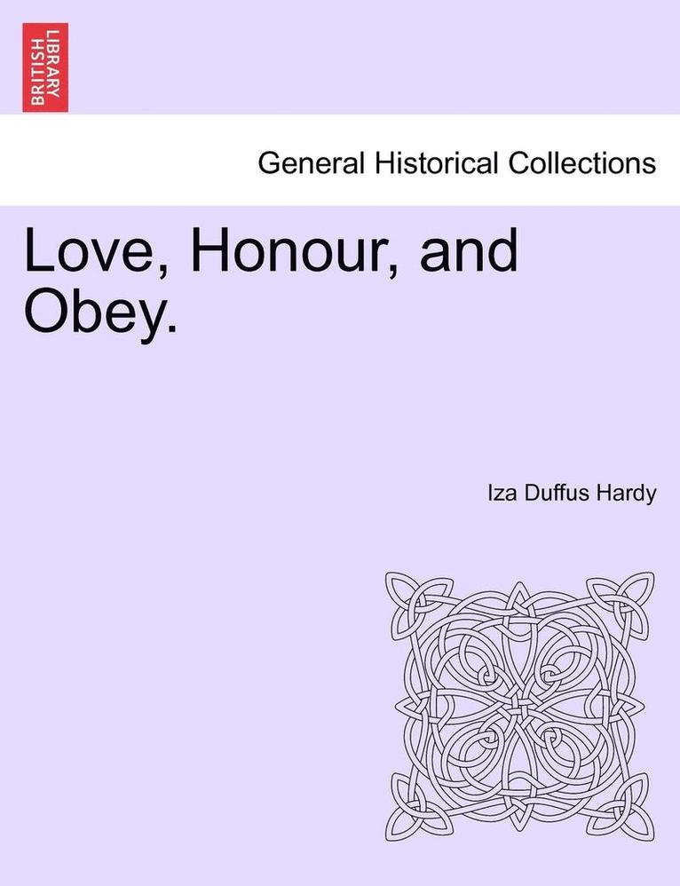 Love, Honour, and Obey. 1