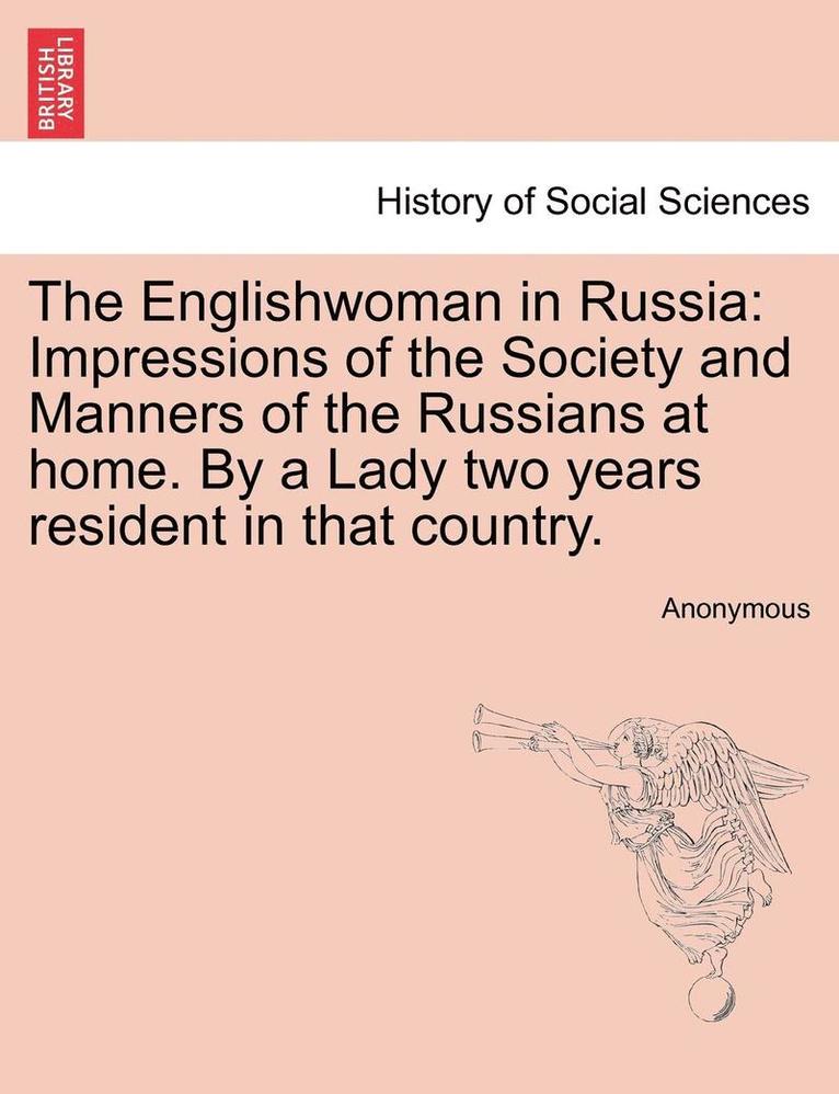 The Englishwoman in Russia 1