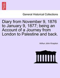 bokomslag Diary from November 9, 1876 to January 9, 1877; Being an Account of a Journey from London to Palestine and Back.