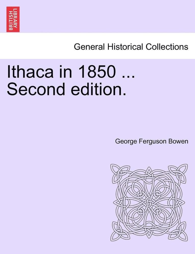 Ithaca in 1850 ... Second Edition.