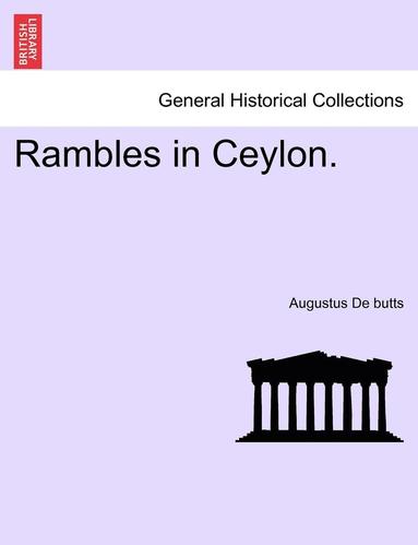bokomslag Rambles in Ceylon.