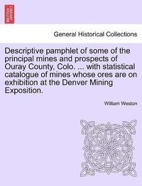 bokomslag Descriptive pamphlet of some of the principal mines and prospects of Ouray County, Colo. ... with statistical catalogue of mines whose ores are on exhibition at the Denver Mining Exposition.
