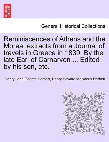 bokomslag Reminiscences of Athens and the Morea