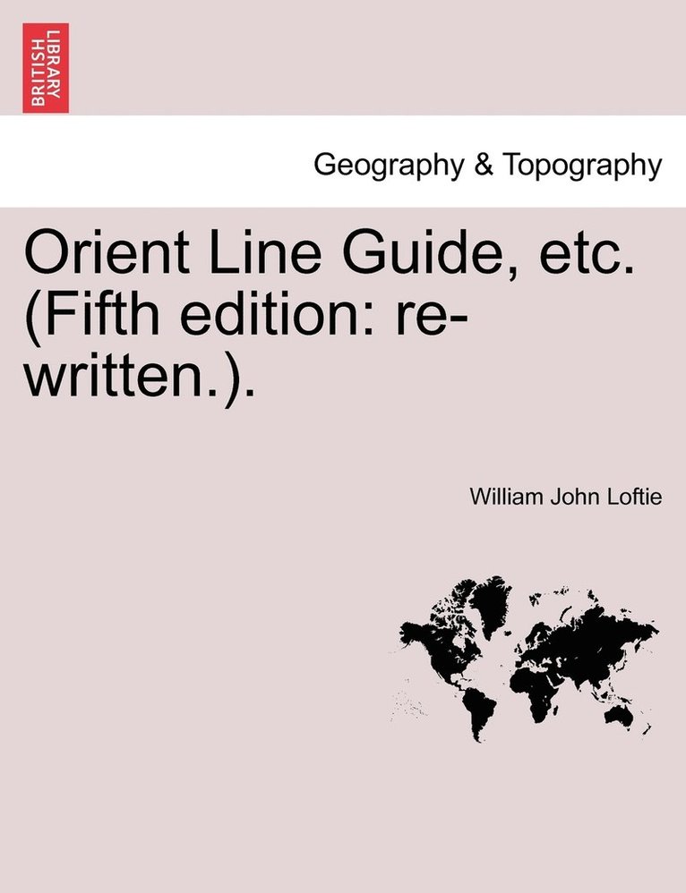 Orient Line Guide, etc. (Fifth edition 1