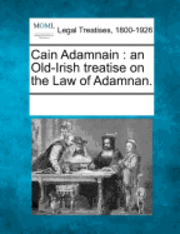bokomslag Cain Adamnain: An Old-Irish Treatise on the Law of Adamnan.
