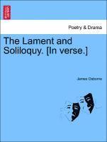 Lament and Soliloquy. [in Verse.]