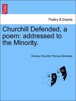 bokomslag Churchill Defended, a Poem