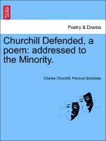 Charles Churchill, Percival Stockdale - Churchill Defended, a Poem, Häftad
