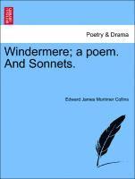 bokomslag Windermere; A Poem. and Sonnets.