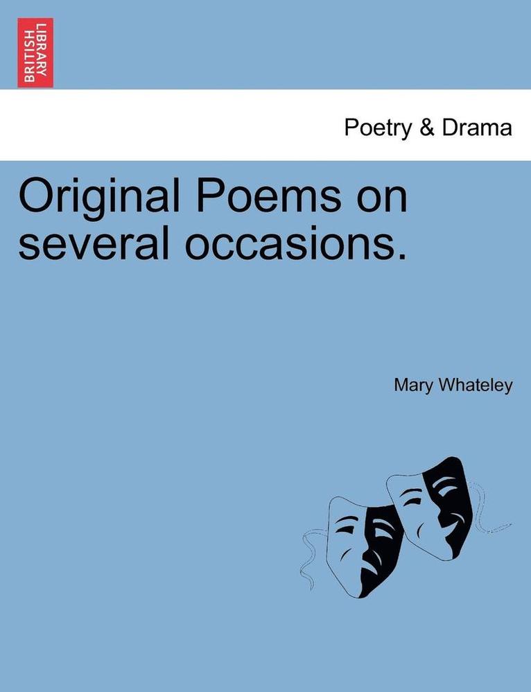 Original Poems on Several Occasions. 1