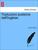 bokomslag Traduzioni Poetiche Dall'inglese.