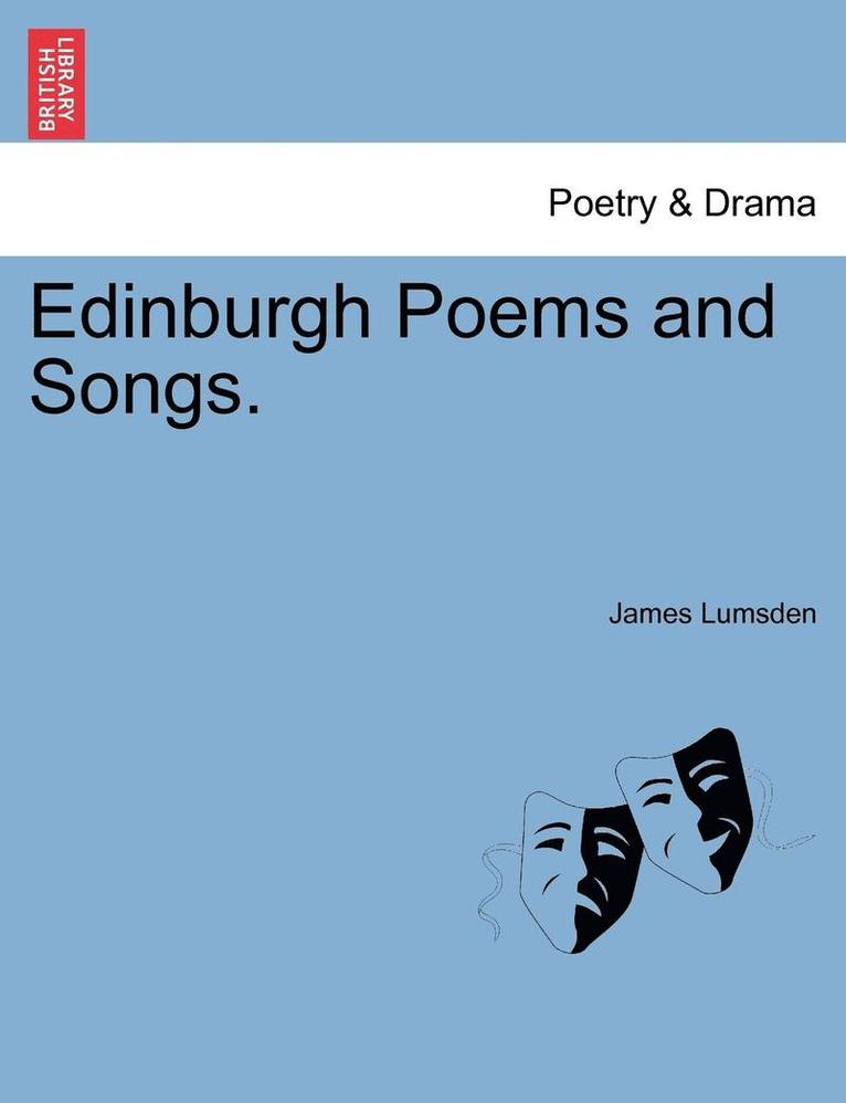 Edinburgh Poems and Songs.