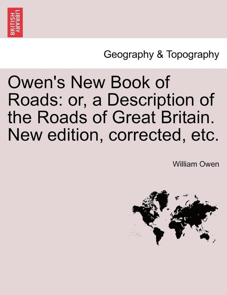 William Owen - Owen's New Book of Roads, Häftad