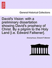 bokomslag David's Vision: With a Preliminary Dissertation Showing David's Prophecy of Christ. by a Pilgrim to the Holy Land [I.E. Edward Falkener].