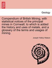 bokomslag Compendium of British Mining, with Statistical Notices of the Principal Mines in Cornwall; To Which Is Added the History and Uses of Metals, and a Glossary of the Terms and Usages of Mining.