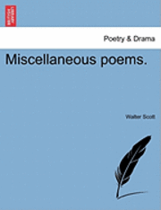 bokomslag Miscellaneous Poems.