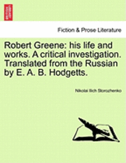 bokomslag Robert Greene