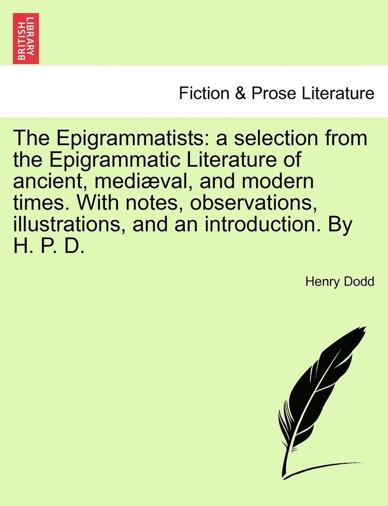 The Epigrammatists 1