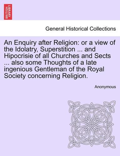 bokomslag Enquiry After Religion