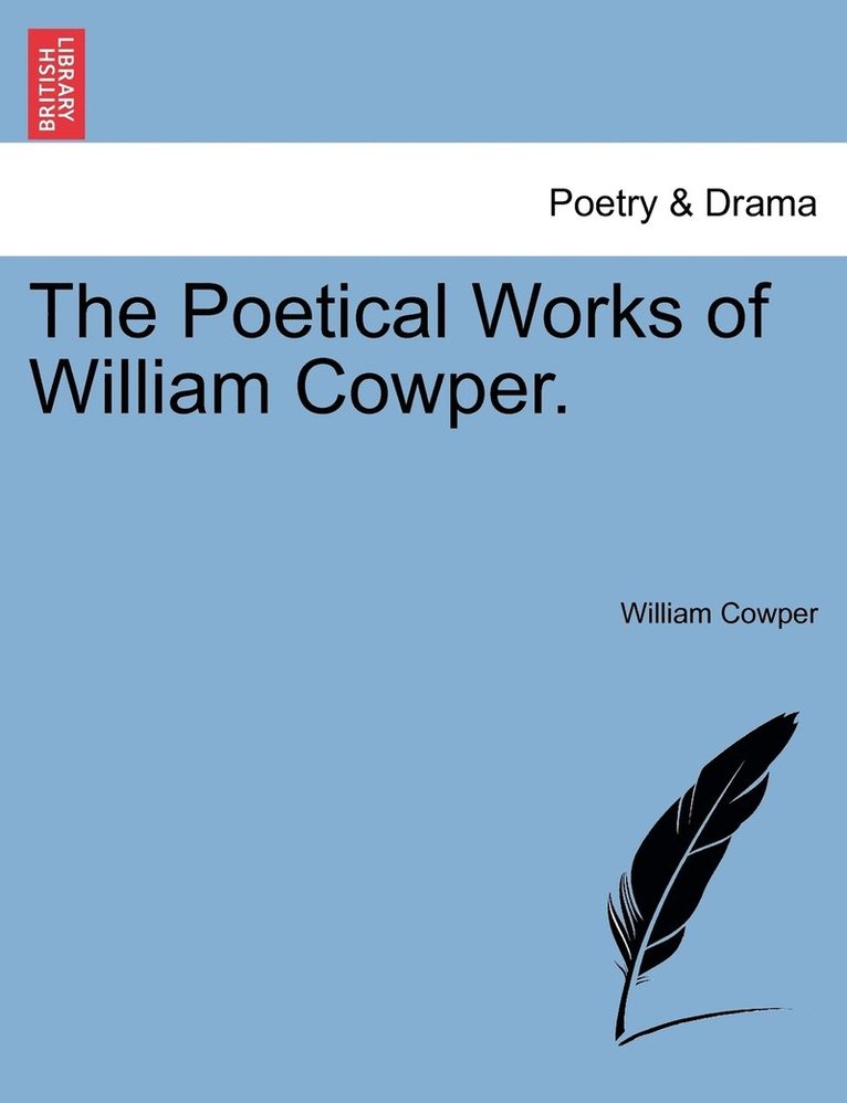 Poetical Works of William Cowper.
