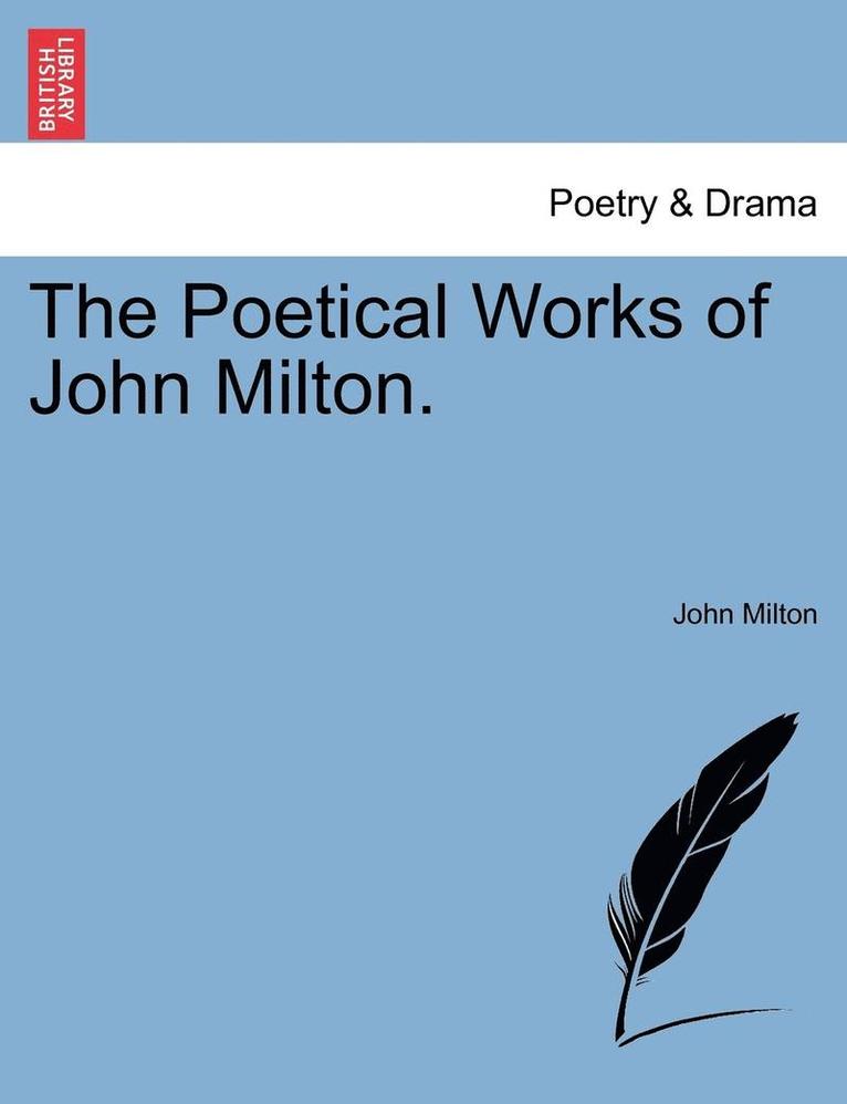 Poetical Works of John Milton.