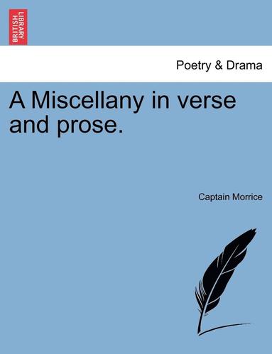 bokomslag Miscellany in Verse and Prose.