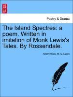 Anonymous, M G Lewis, M. G. Lewis - Island Spectres, Häftad