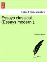 bokomslag Essays Classical. (Essays Modern.).
