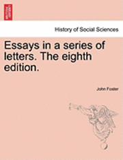 bokomslag Essays in a Series of Letters. the Eighth Edition.