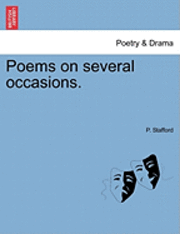 bokomslag Poems on Several Occasions.