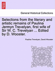 bokomslag Selections from the Literary and Artistic Remains of Paulina Jermyn Trevelyan, First Wife of Sir W. C. Trevelyan ... Edited by D. Wooster.