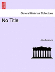 John Burgoyne - No Title, Häftad
