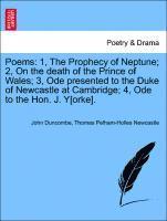 John Duncombe, Thomas Pelham-Holles Newcastle - Poems, Häftad