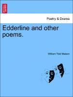 bokomslag Edderline and Other Poems.