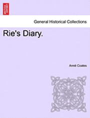 bokomslag Rie's Diary.
