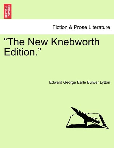 bokomslag &quot;The New Knebworth Edition.&quot;