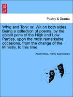 bokomslag Whig and Tory