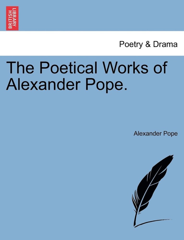 Poetical Works of Alexander Pope.