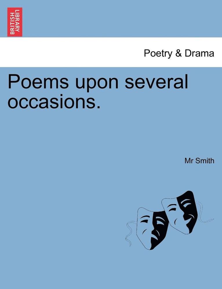 Poems Upon Several Occasions. 1